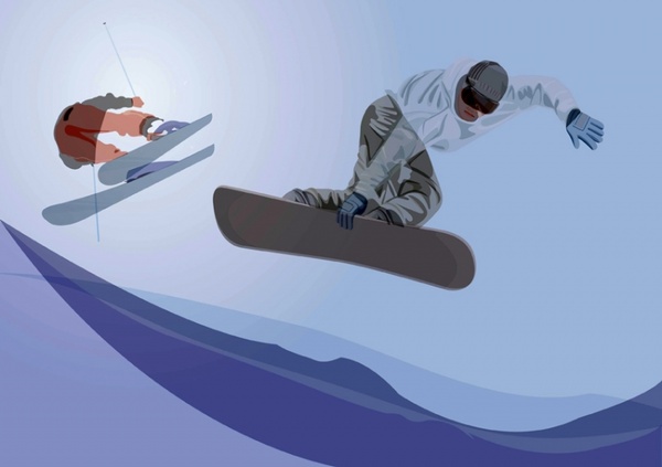 free clipart winter sports - photo #47