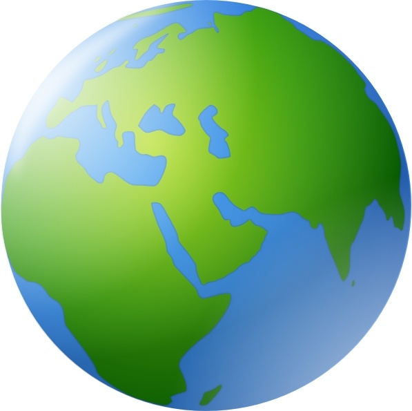 world globe outline. World Globe clip art. Preview