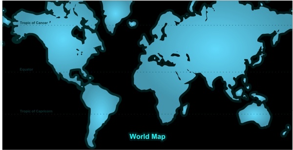 world map clip art download - photo #34
