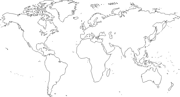 free world map clip art images - photo #6