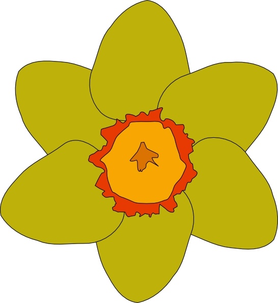 clipart of yellow flowers - photo #47