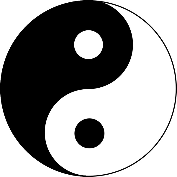  Free Vector Download on Ying Yang Vector Clip Art   Free Vector For Free Download