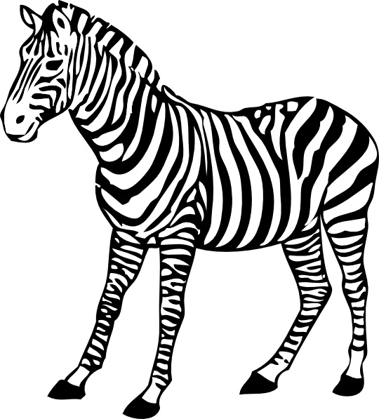 zebra design clip art - photo #25