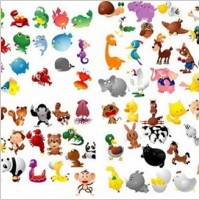 100 Free Cartoon-Style Animal Vectors