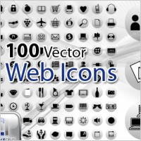 100 Vector Web Icons