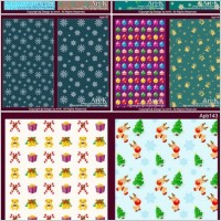 10 lovely christmas element vector base map case background