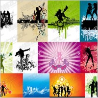 12  Vector Trendy Music Posters