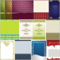 13 europeanstyle lace pattern vector