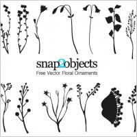 13 Free Vector Foliage Ornaments