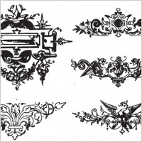 14 Vector Floral Ornaments