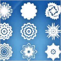15 abstract flowers