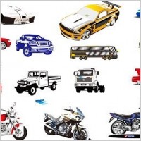 15 Vector Motorcycle and Car