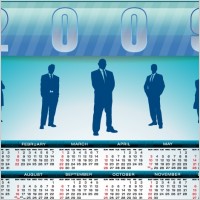 

								2009 Calendar template							