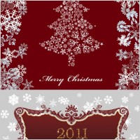 2011 christmas pattern vector