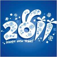 2011 year of the rabbit vector