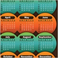 2013 calendars design vector