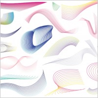 20 Vector Lines Swirls and Patterns