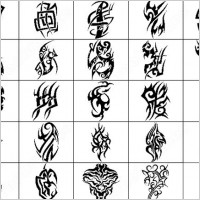 24 tribal brush