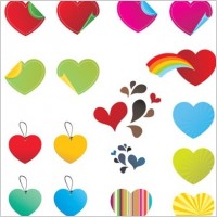 25 Free Vector Hearts