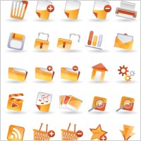 25 practical icon vector