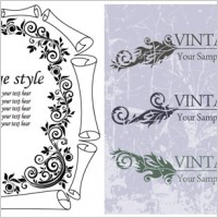 2 european pattern vector