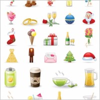 2 sets of icon vector