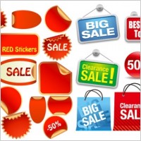 2 sets of icon vector sales