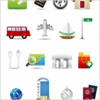 2 travel theme vector