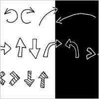 30 Free Black & White Hand Drawn Arrows