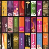 30 vector vertical banner templates