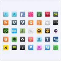 35 Sweet Social Icons