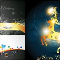 3 christmas vector