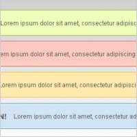 3 Different Styles of Notification Boxes
