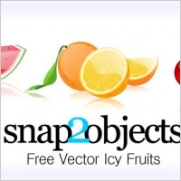 3 Free Vector Icy Fruits