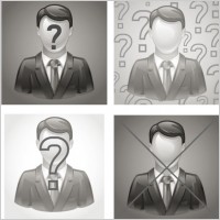 3d avatar icon 03 vector