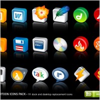 3D Cartoon Icons Pack icons pack