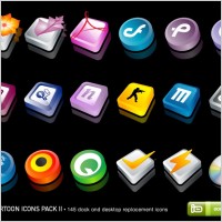 3D Cartoon Icons Pack II icons pack