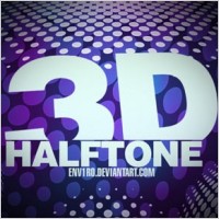 3D Halftone brushes