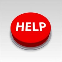 3D Red Isolated Button