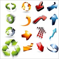 3D vector Arrows