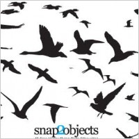 46 Free vector flying birds silhouettes
