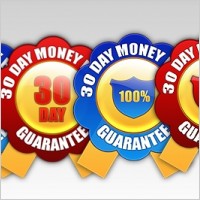 4 Free 30 Day Money Back Guarantee Badges