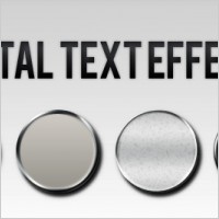 4 Free Metal Text Effect Styles