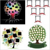 4 special tree vector
