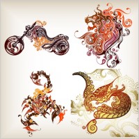 4 the trend of cool vector graphic