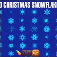 50 Christmas Snowflakes