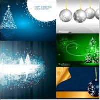 5 christmas vector