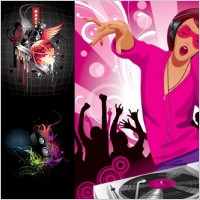 5 current music vector