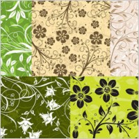5 fashion pattern vector