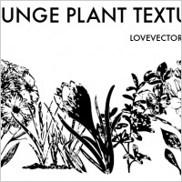 5 Grunge Plant Textures by LVF
